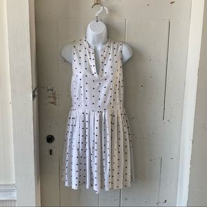 BB Dakota Crosses Print Fit & Flair Sleeveless Dress Openwork